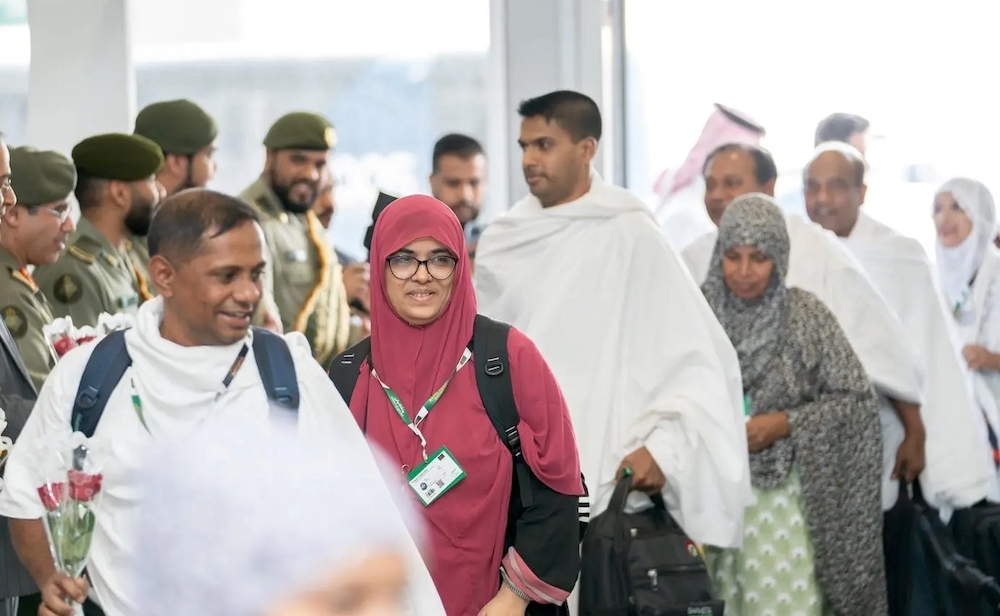 Bangladeshi pilgrims arrive at King Abdulaziz International Airport in Jeddah on May 9, 2024. (SPA file photo)