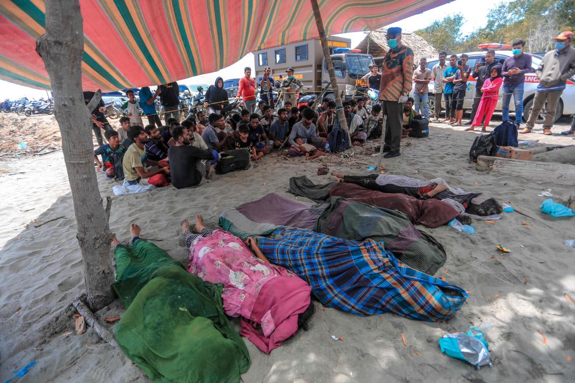 Members of the persecuted minority risk their lives each year on long and dangerous sea journeys, often crowding into rickety boats in the hopes of reaching Malaysia or Indonesia. (AFP)