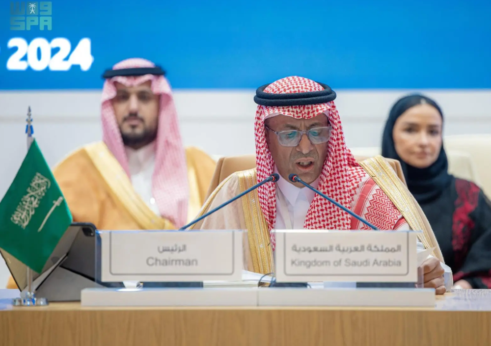 Saudi Deputy Minister for Multilateral International Affairs Abdulrahman Al-Rassi stressed the urgency of the initiative amid ongoing violence in Gaza. (SPA)