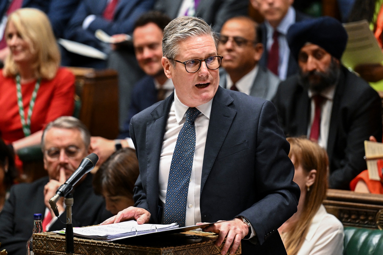 According to polls, 43 percent of Britons said of the 100 days milestone that Labour hadn’t done anything positive yet(File/AFP)