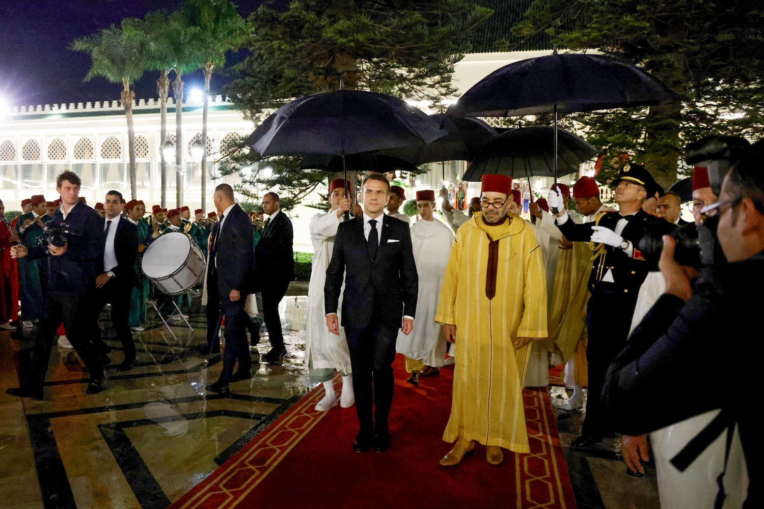 Macron’s visit to Morocco crystallized the stakes of a Franco-Moroccan relationship that is both passionate and strategic (AFP)