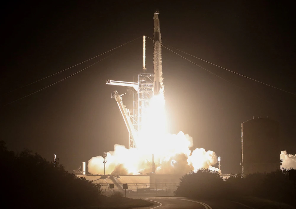A SpaceX Falcon 9 rocket lifts off carrying NASA's SpaceX Crew-8 astronauts in March this year. (Reuters/File Photo)
