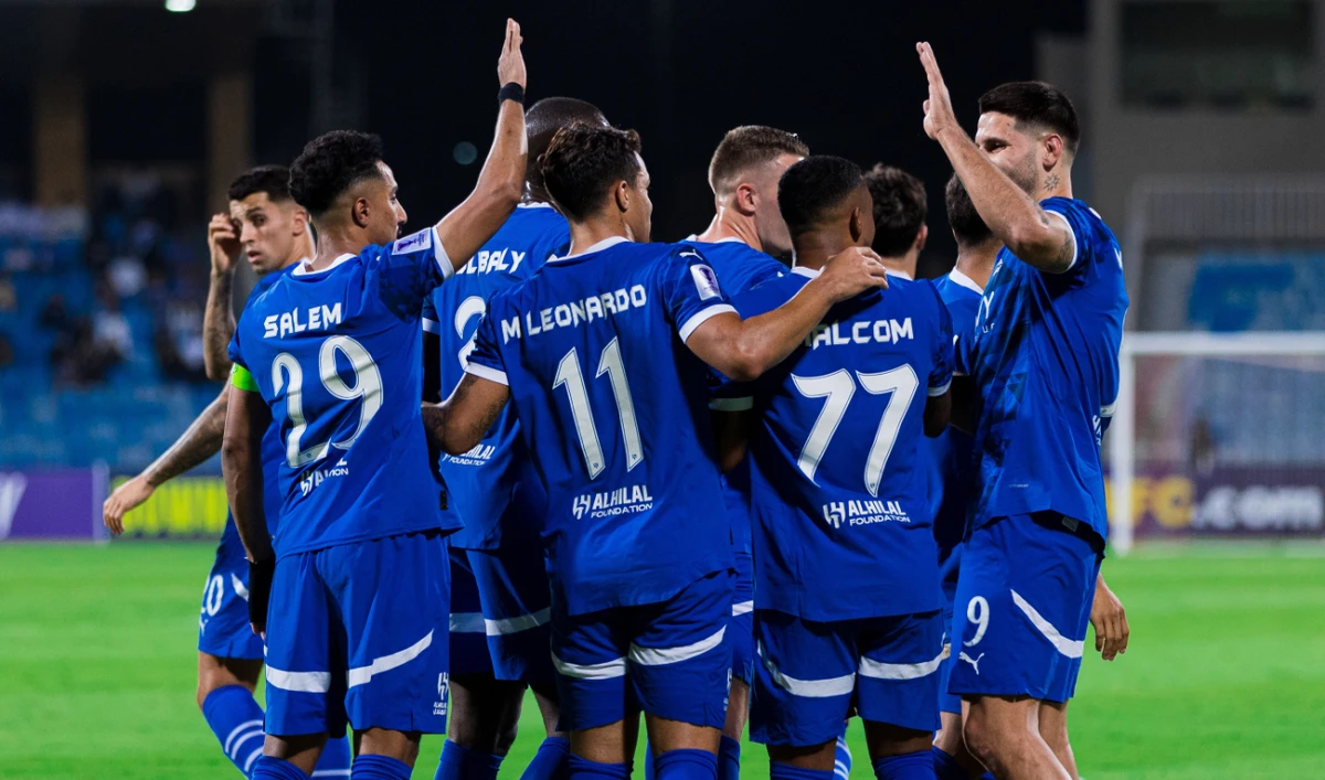 Al-Hilal thrashed Al-Shorta of Iraq 5-0 on Tuesday. (X/@Alhilal_FC)