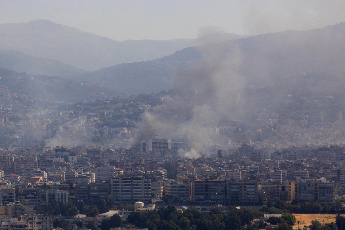 Lebanon’s army said it returned Israeli fire for the first time Thursday in nearly a year of fighting between Israel and Hezbollah, after a second soldier was killed by Israeli fire in a day.. (Reuters)
