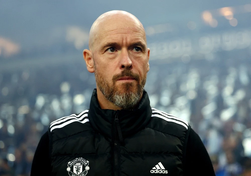 Manchester United manager Erik ten Hag. (Reuters)