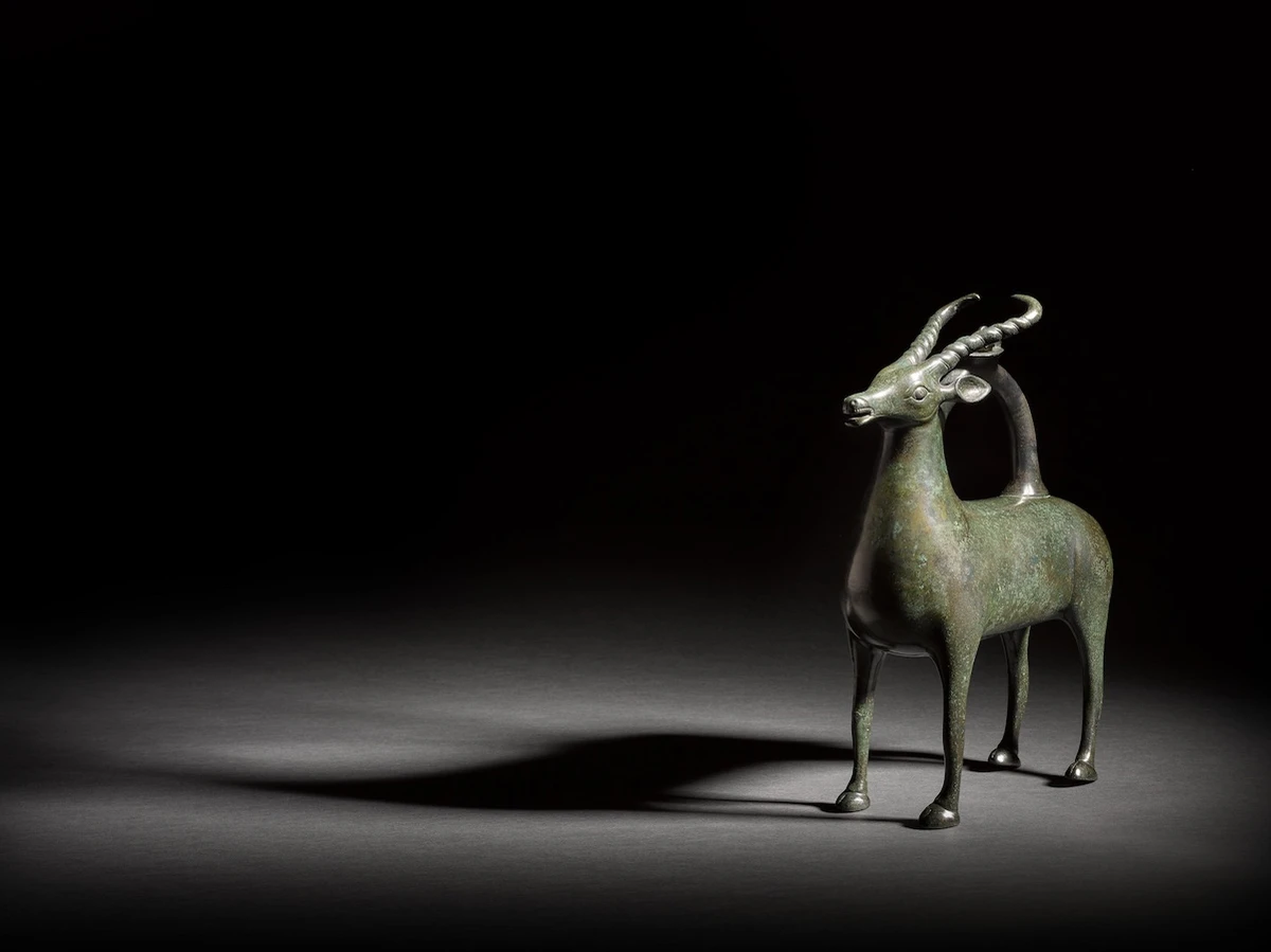 Umayyad bronze buck. (Supplied)