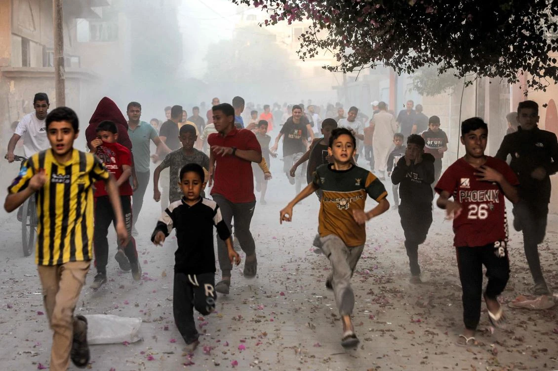 Israel's retaliatory military campaign in Gaza has killed over 41,800 Palestinians, the majority of them civilians, according to figures provided by the health ministry in Hamas-run Gaza. The United Nations has acknowledged the toll as reliable. (File/AFP)