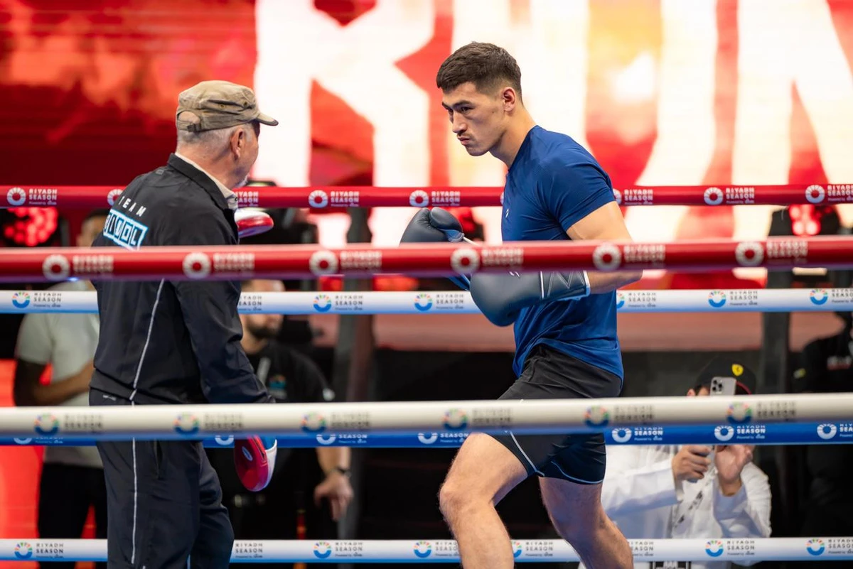 Other fighters also held sessions for the “IV Crown Showdown” which is a part of Riyadh Season. (Supplied)