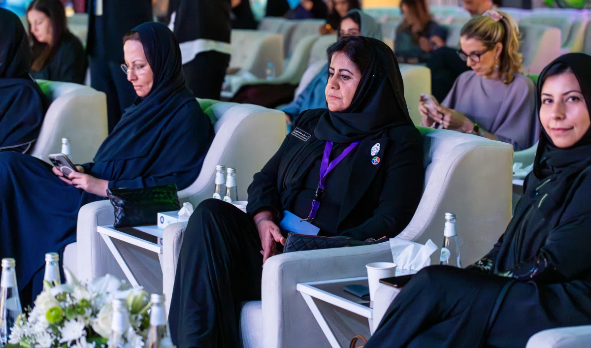 Dr. Selwa Al-Hazzaa (Middle) spoke at the Creative Women Forum. (AN photo Jafar Saleh)