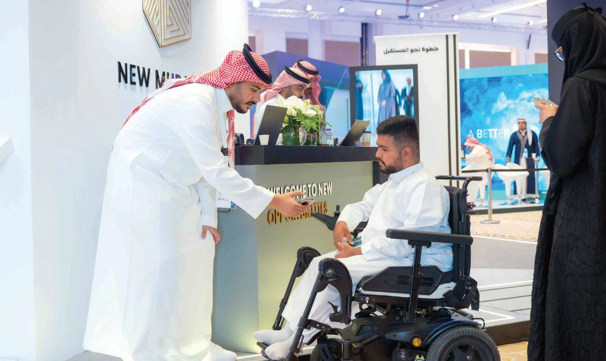 The company’s representatives warmly received young Saudi talents and addressed their queries regarding job applications.