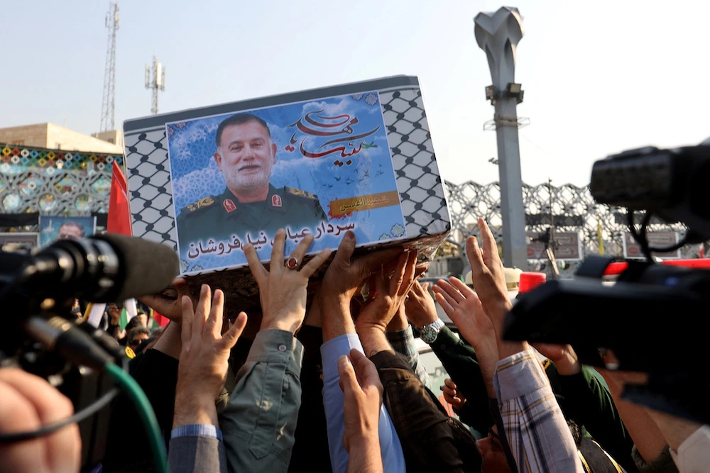 Iran’s Quds Force chief Qaani attends general’s funeral: state TV