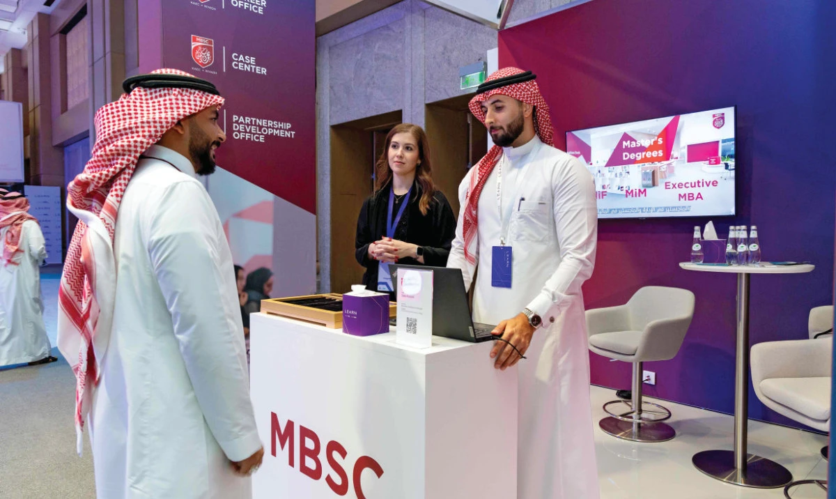 The college engaged with attendees through multiple channels, including a dedicated booth.