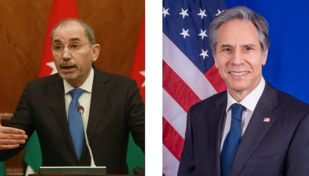 Jordan’s foreign minister and the US secretary of state on Tuesday discussed the escalating crisis in the region and the urgent need for humanitarian aid in Gaza and Lebanon. (Jordan News Agency)