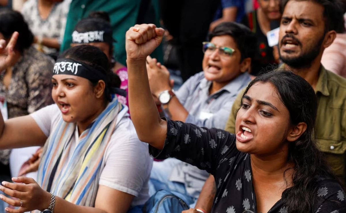 A police volunteer was arrested for the crime, which sparked nationwide protests in August and September, after the woman’s body was found at the city’s R.G. Kar Medical College and Hospital on Aug. 9. (REUTERS)