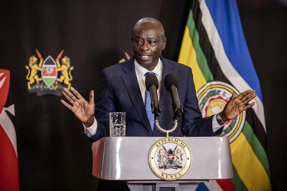 Deputy President Rigathi Gachagua’s impeachment was the culmination of a public falling out between him and Kenyan President William Ruto. (AFP)