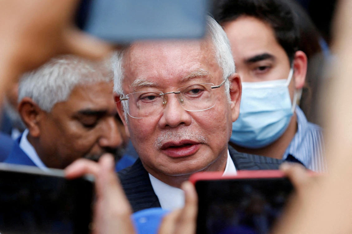 Former Malaysia Prime Minister Najib Razak has consistently denied wrongdoing and on Thursday expressed remorse about the 1MDB scandal in a letter. (Reuters)