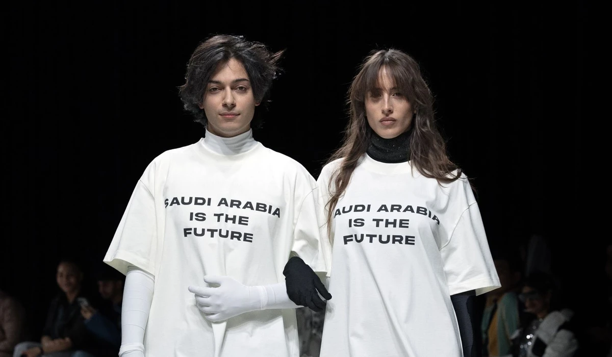 Saudi ready-to-wear label Hindamme, helmed by Mohammed Khoja, presented a collection that, Khoja told Arab News, “really ties in the past, present and future.” (Supplied)
