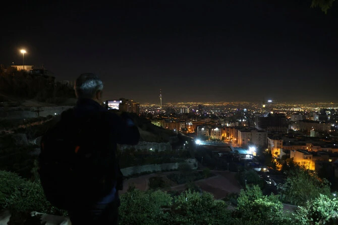 A general view of Tehran after several explosions were heard on October 26, 2024, amid retaliatory airstrikes by the Israeli military. (West Asia News Agency/WANA via REUTERS)