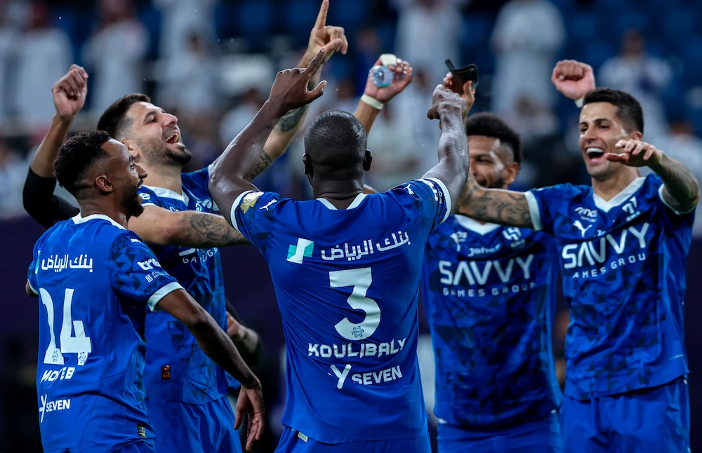 Aleksandar Mitrovic scored his tenth league goal of the campaign after just 15 minutes to put the champions ahead in yet another win. (X/@AlHilal_FC)