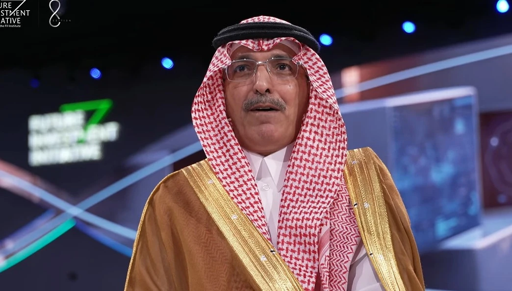 Saudi Arabia’s Minister of Finance Mohammed Al-Jadaan. Screenshot
