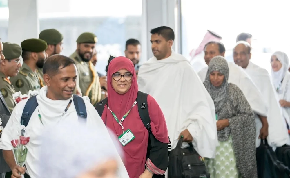 Bangladeshi pilgrims arrive at King Abdulaziz International Airport in Jeddah on May 9, 2024. (SPA file photo)