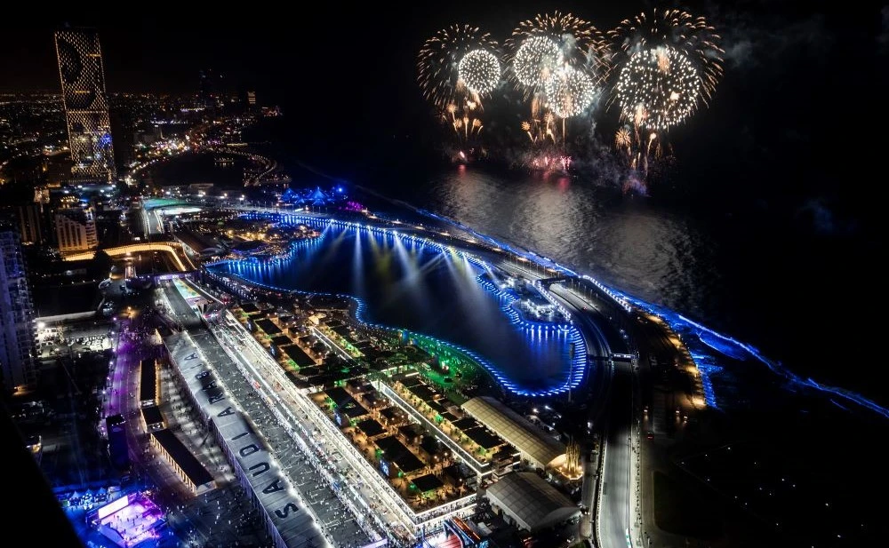 Final preparations are underway at the Jeddah Corniche Circuit for the SAL Jeddah GT Race 2024. (Supplied)