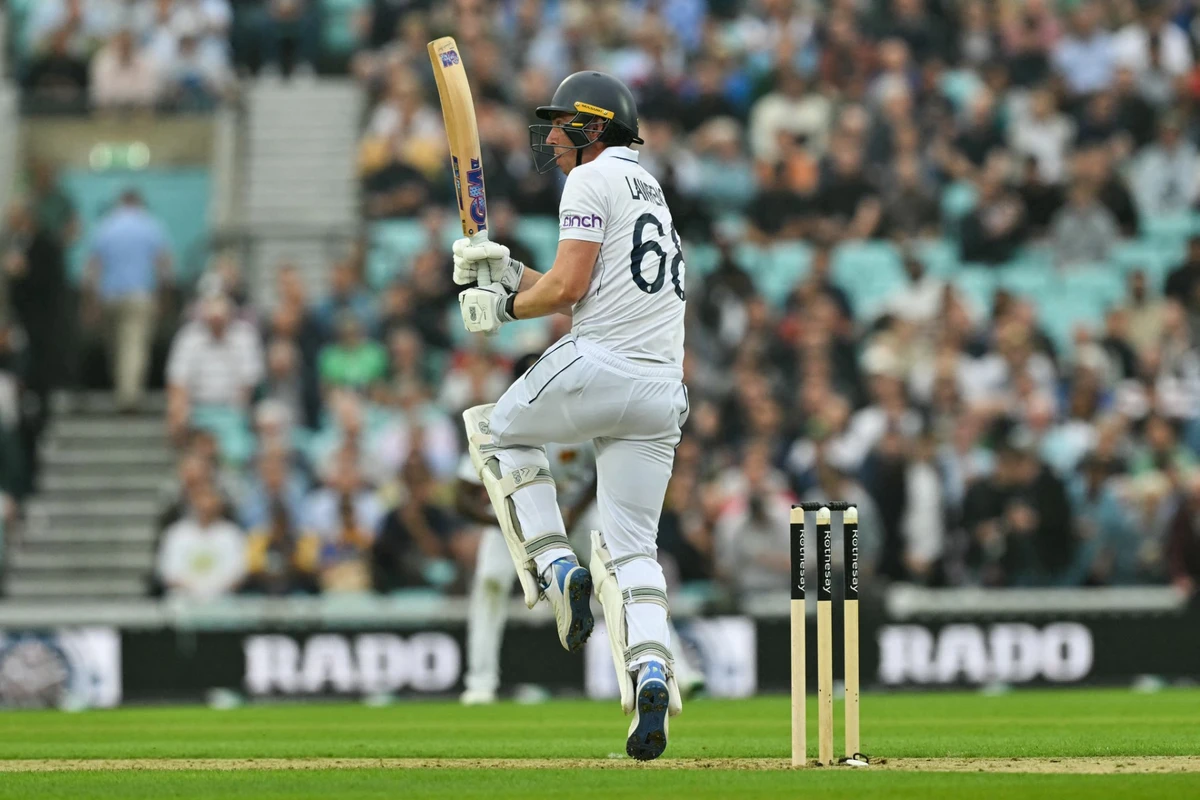 Photo used for illustrative purposes: England's Dan Lawrence bats on day one of the thrid cricket test match between England and Sri Lanka at The Oval cricket ground in London on September 6, 2024 (AFP)