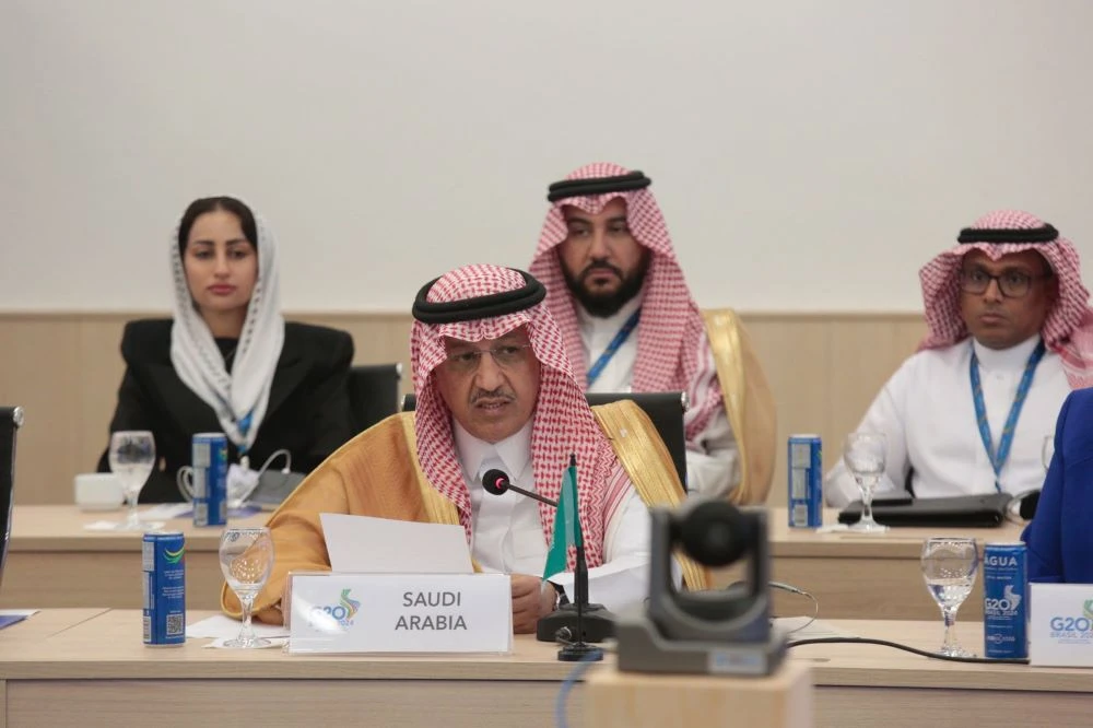 Saudi Minister of Education Yousef bin Abdullah Al-Benyan addressed the G20 Education Ministers’ Meeting in Fortaleza, Brazil. (Supplied)