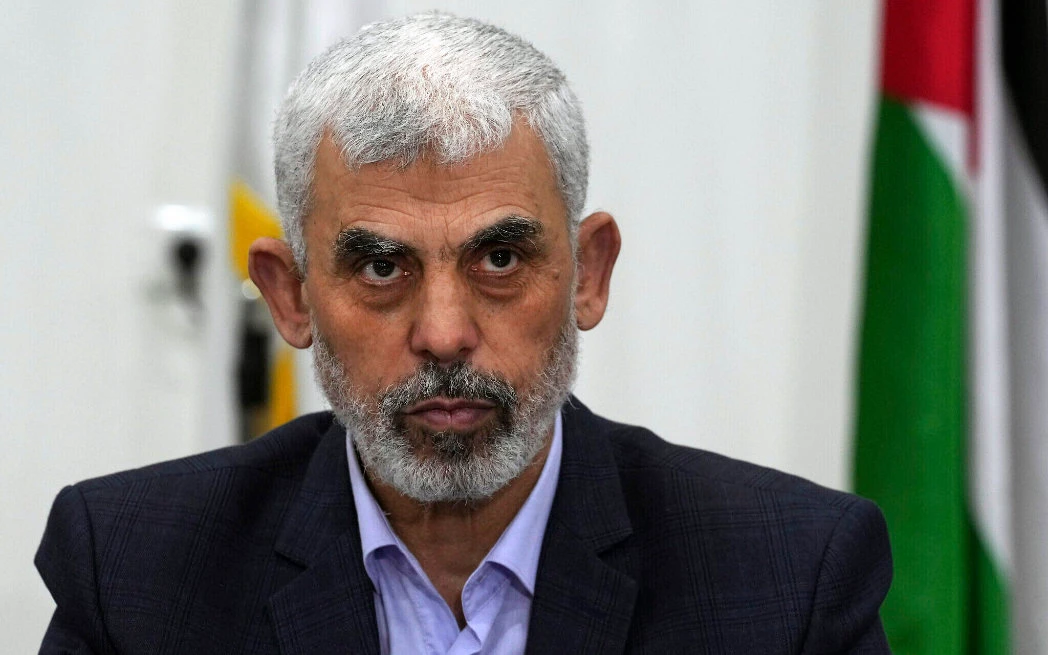 The late leader of Hamas, Yahya Sinwar. (AP)
