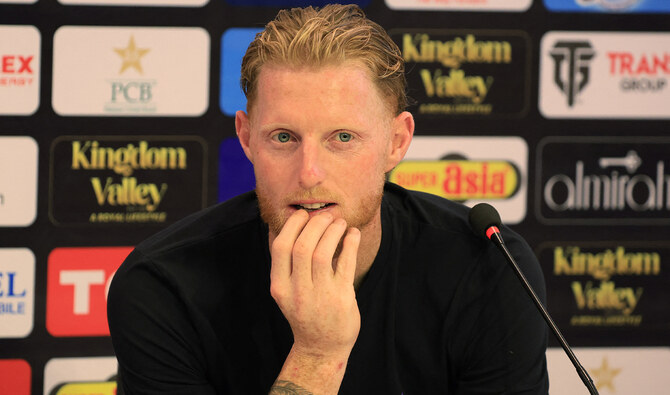 England’s Ben Stokes addresses a press conference at Rawalpindi Cricket Stadium in Rawalpindi, Pakistan, on October 23, 2024. (REUTERS/File)