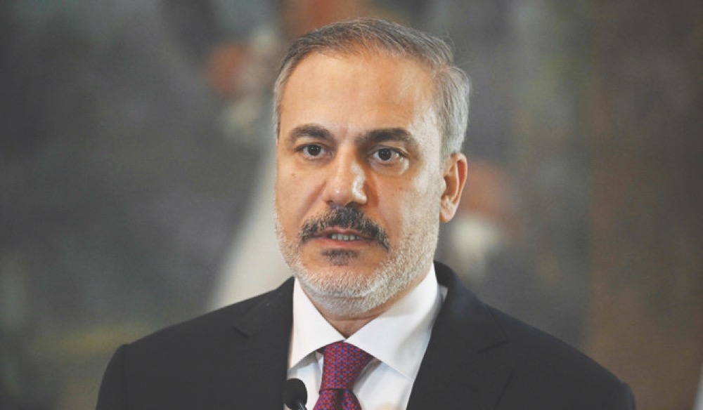 Foreign Minister Hakan Fidan. (AFP)