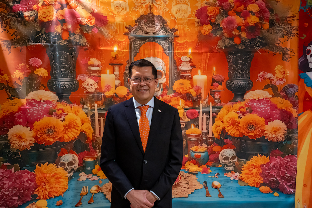 Day of the Dead celebrations hosted by the Mexican Embassy in Riyadh. (AN Photo/Loai Elkellawi)