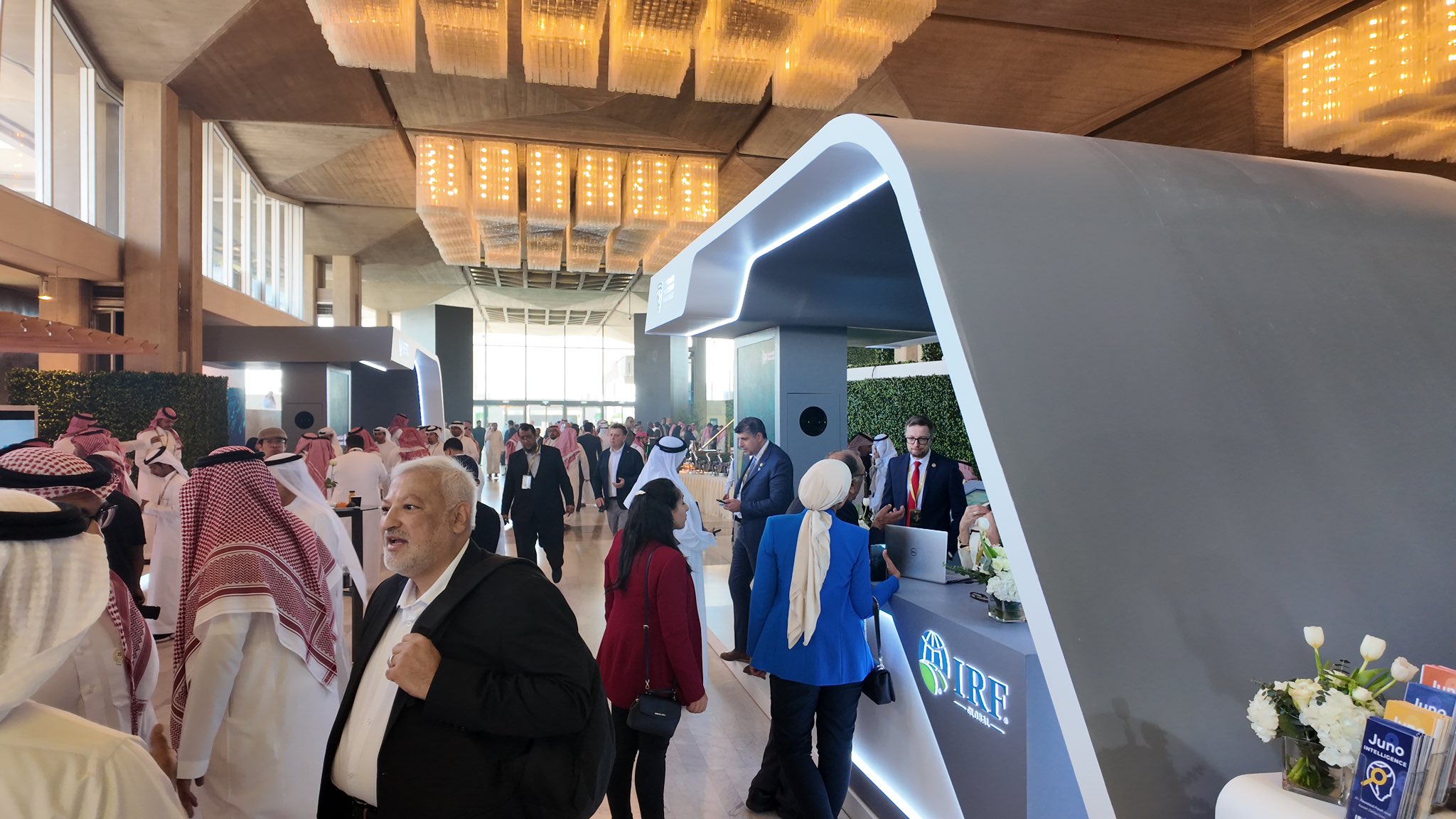 Global delegates are connecting, sharing ideas, and exploring the latest in road safety and sustainable transport solutions. (Supplied/X: @IRF_global)