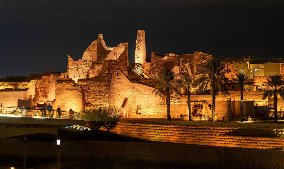 Salwa Palace at At-Turaif UNESCO World Heritage site in Diriyah, Saudi Arabia. (Shutterstock)