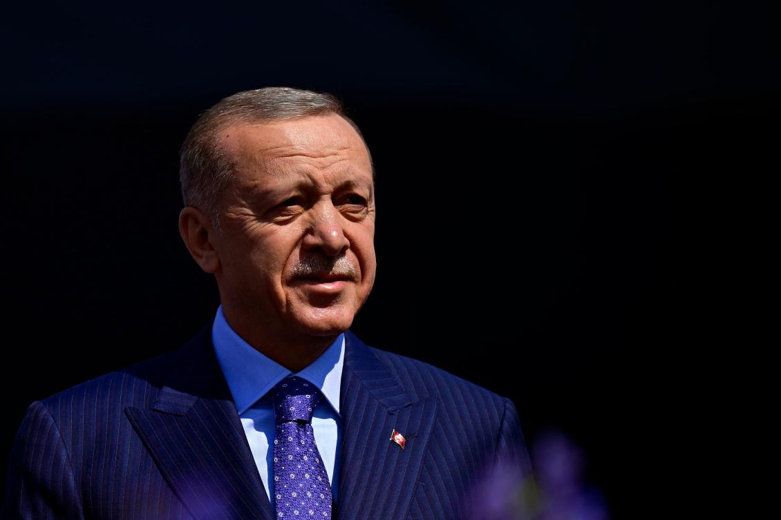 The dismissals come after President Recep Tayyip Erdogan expressed full support for one of his political ally’s attempts to reach out to Turkiye’s Kurds. (File/AFP)