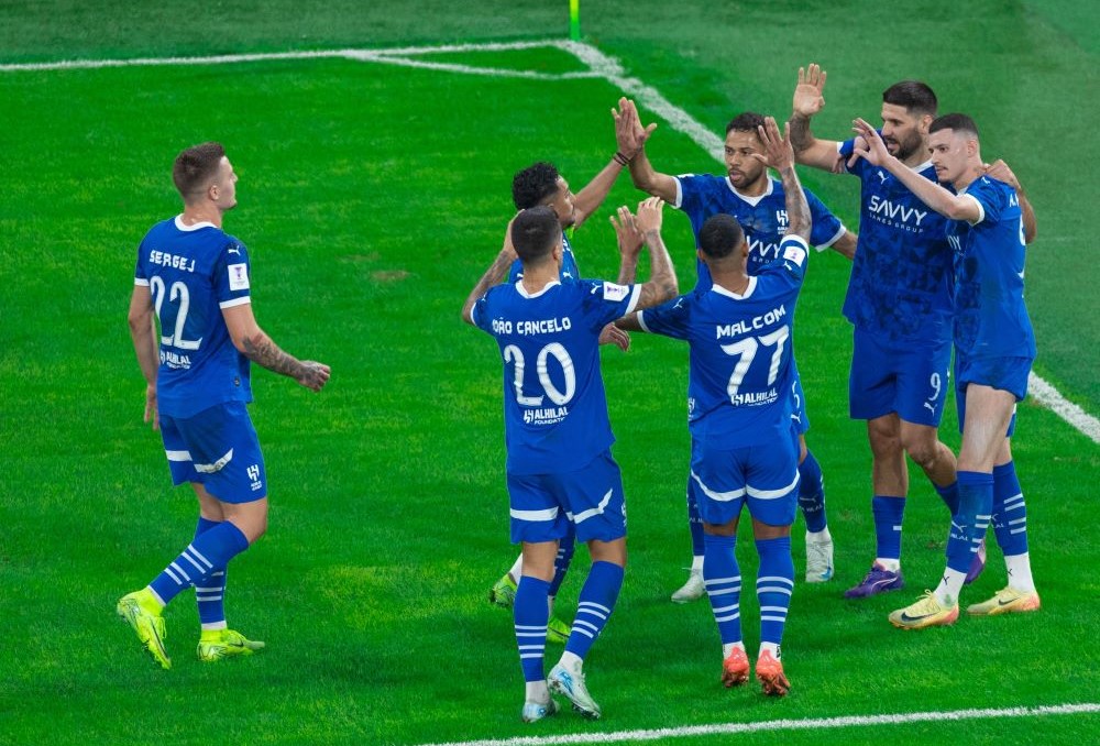 Al-Hilal defeated Esteghlal of Iran 3-0. (X/@Alhilal_EN)