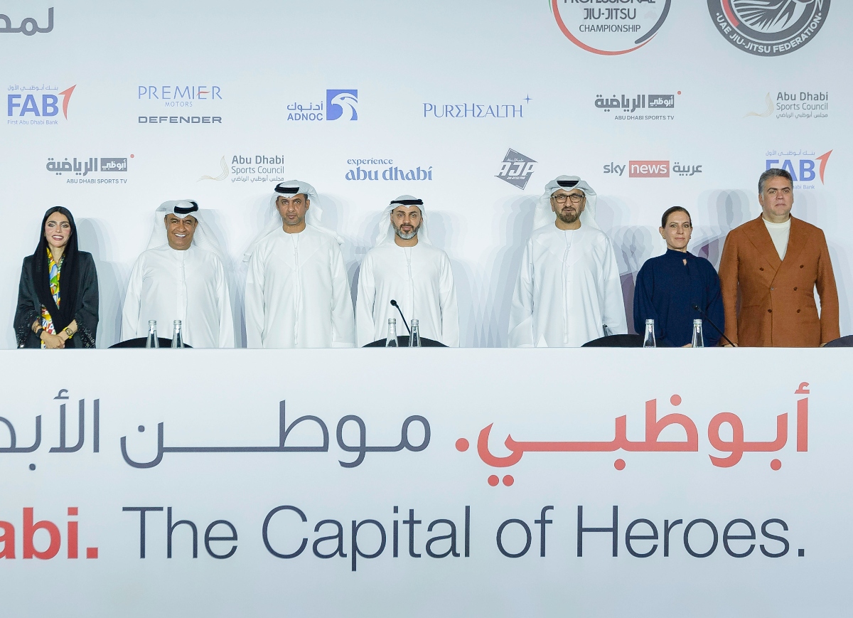 The organizers of the 6th Abu Dhabi World Professional Jiu-Jitsu Championship. (UAEJJF)