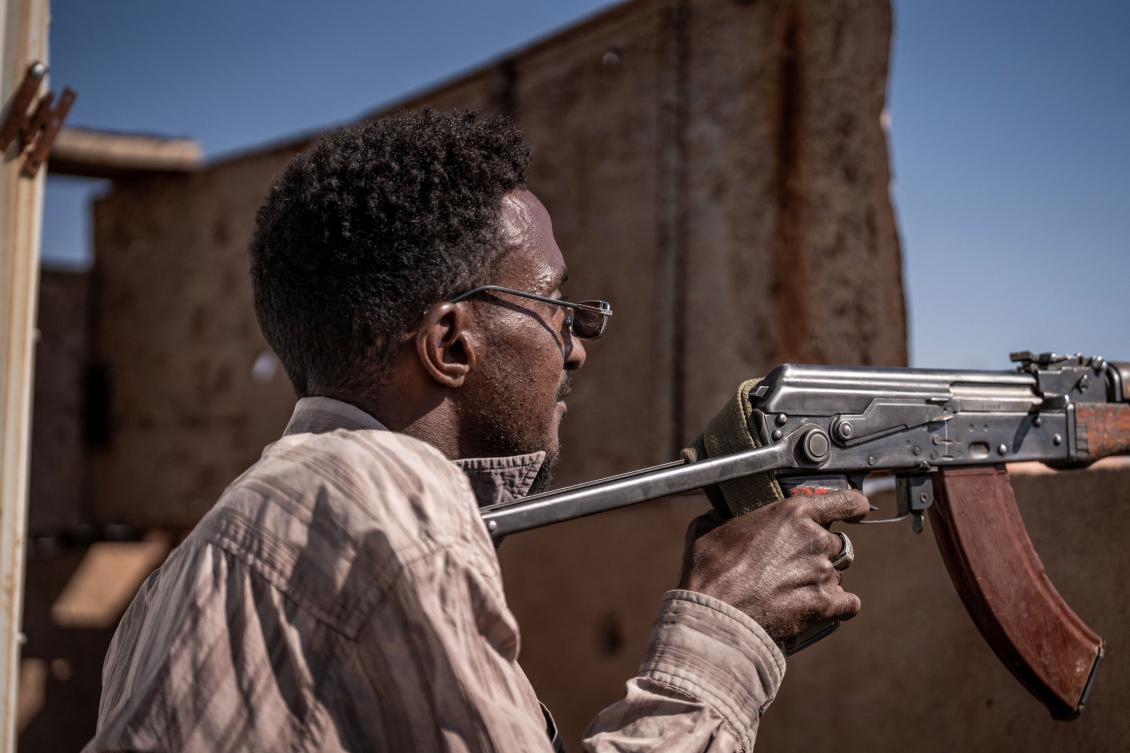 A Sudanese army soldier mans his position in Khartoum North on November 3, 2024. (File/AFP)