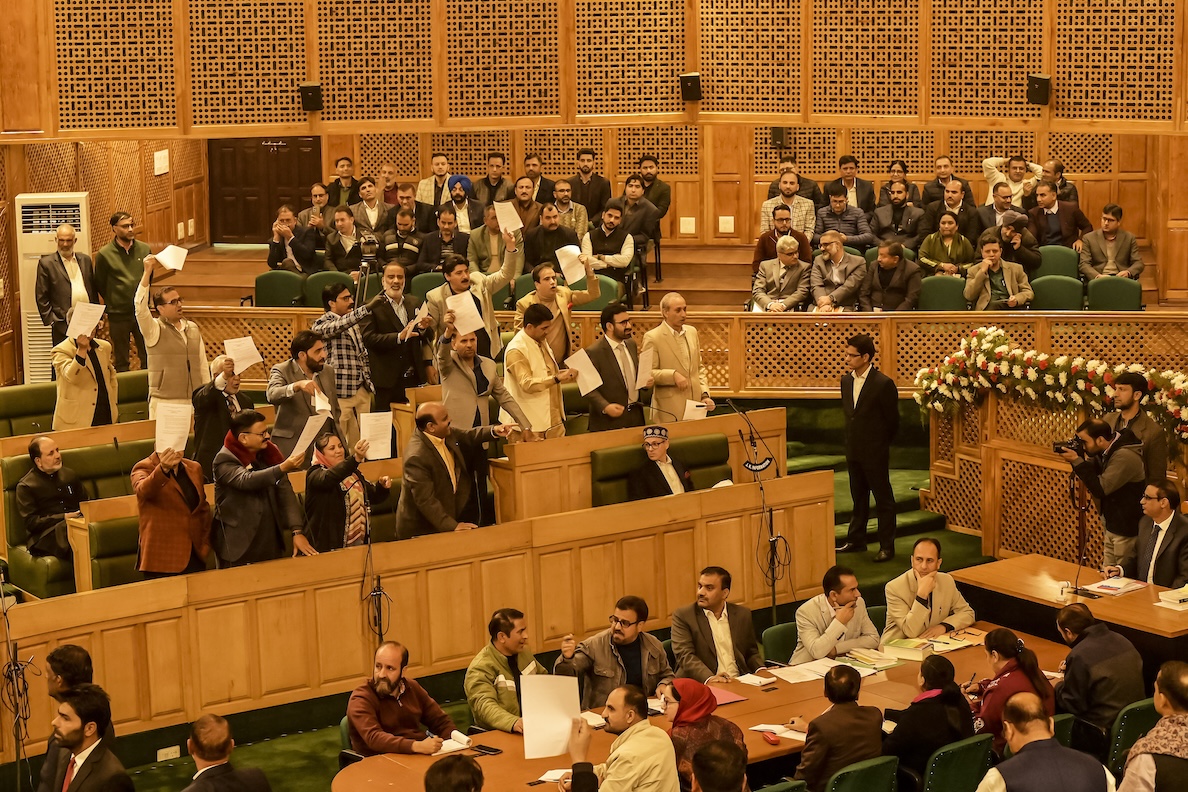 Kashmir assembly demands restoration of special status revoked by Modi in 2019