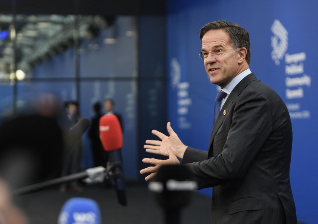 NATO Secretary General Mark Rutte aims to work with US president-elect Donald Trump on the Ukraine issue. (AFP)