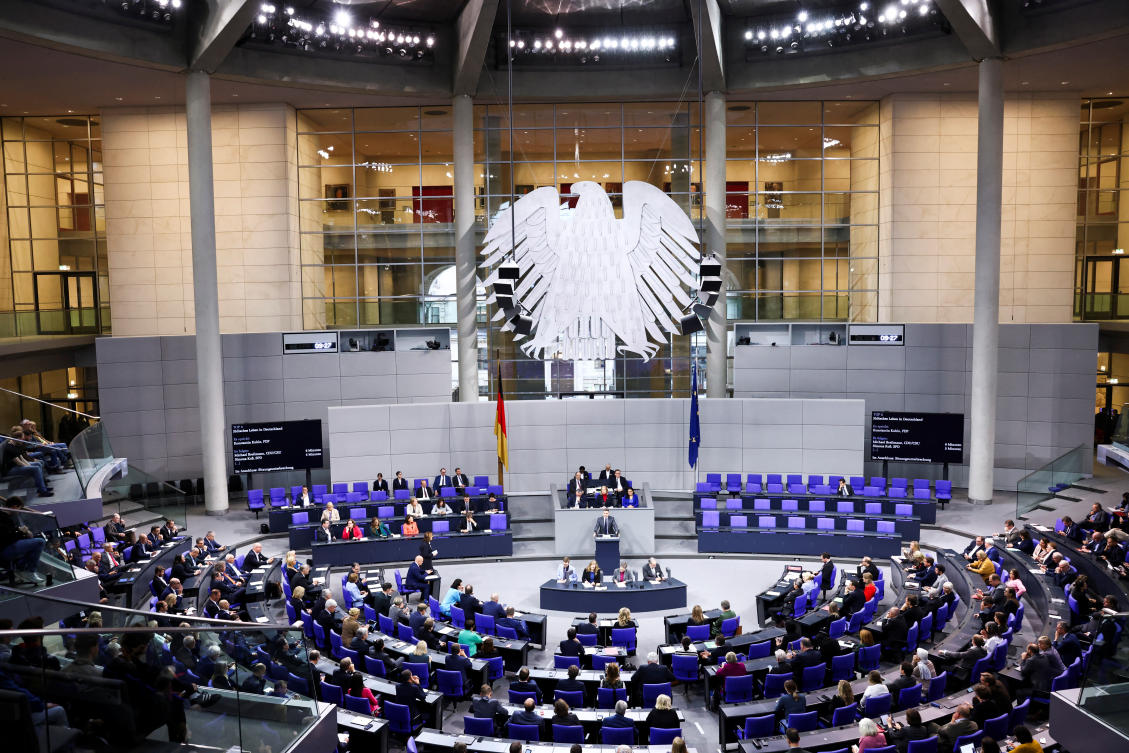 The resolution was proposed and supported by MPs from the center-left Social Democrats (SPD), the conservative CDU-CSU, the Greens and the liberal Free Democrats (FDP). (Reuters)