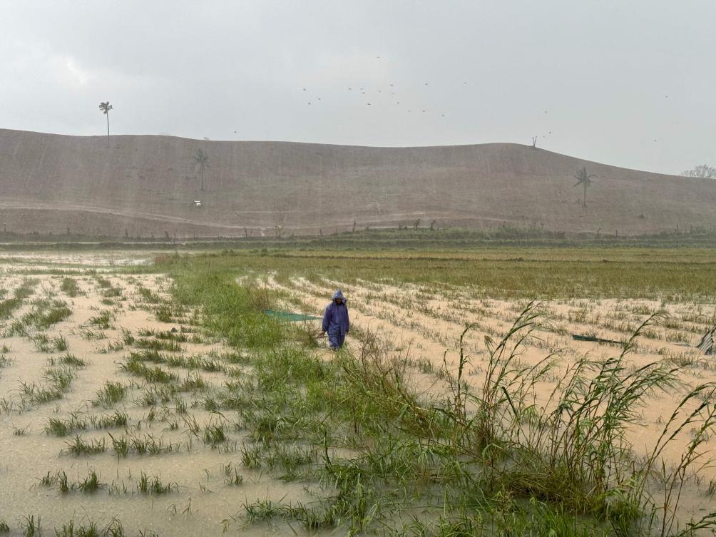 But while nearly 30,000 people took cover in government-run facilities in the days and hours before Yinxing made landfall. (AFP)