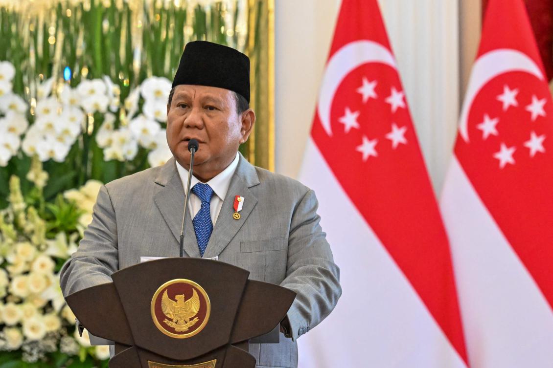 Prabowo Subianto is expected to strengthen ties with both the US and China as Indonesia’s main partners. (AFP)