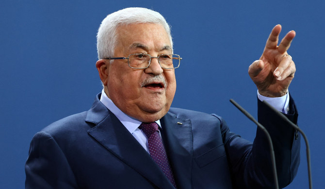 Mahmud Abbas told Donald Trump he was ready to work toward a “just and comprehensive peace” in Gaza. (Reuters)