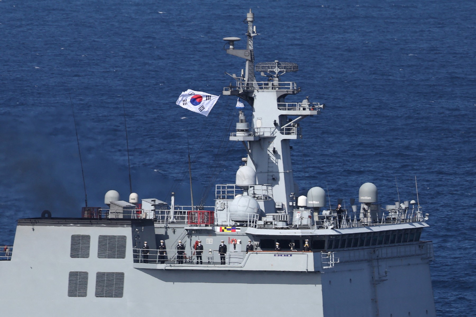 File photo for South Korea's military support ship Soyang (AFP)