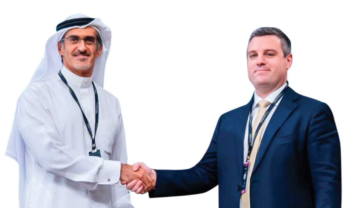 Razi Almerbati, CEO of GFH Capital, and Matthew Kearns, deputy CEO at GWC.
