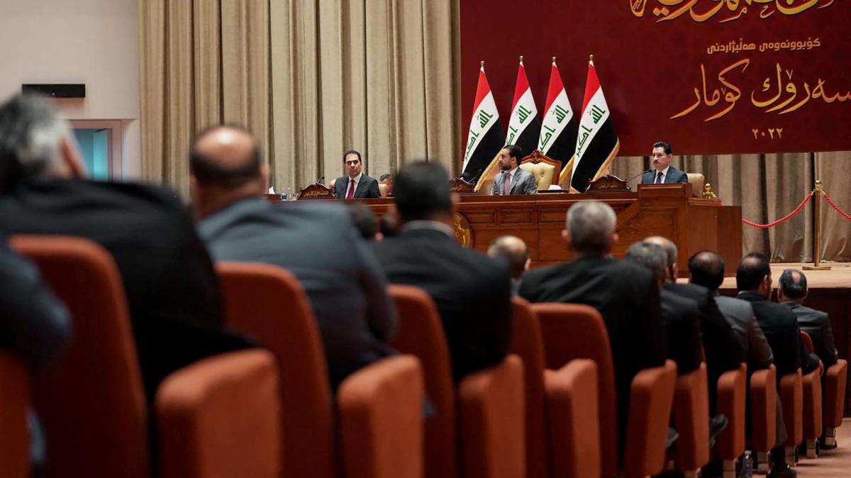 A handout picture released in the Facebook page of Iraq's parliament on October 13. (File/AFP)