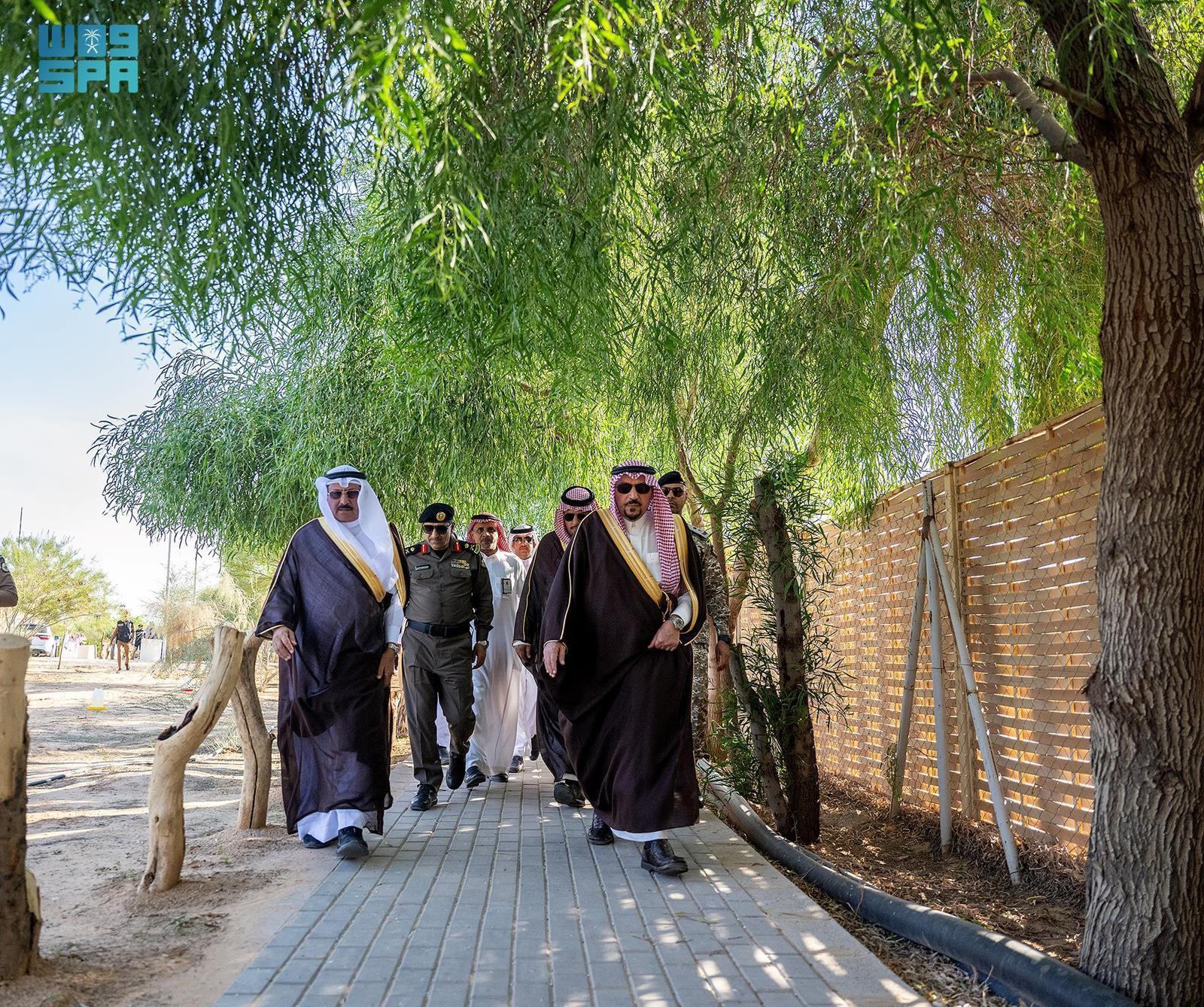 The governor of Qassim, Prince Faisal bin Mishaal, expressed his gratitude to the Ministry of Environment, Water and Agriculture for supporting the initiative. (SPA)