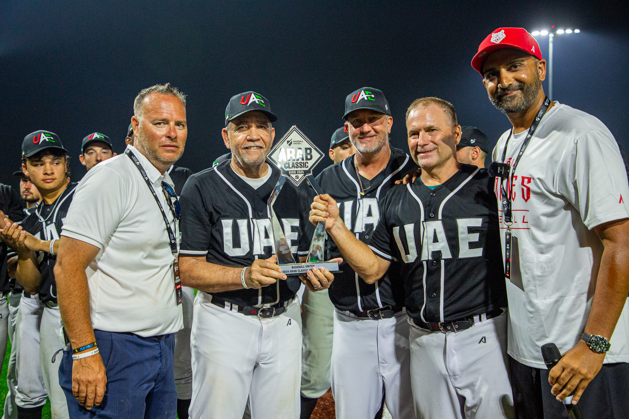 All games were played at Baseball United’s new ballpark at The Sevens, with the UAE defeating India, Bangladesh and Afghanistan en route to the quarterfinals. (SPA)