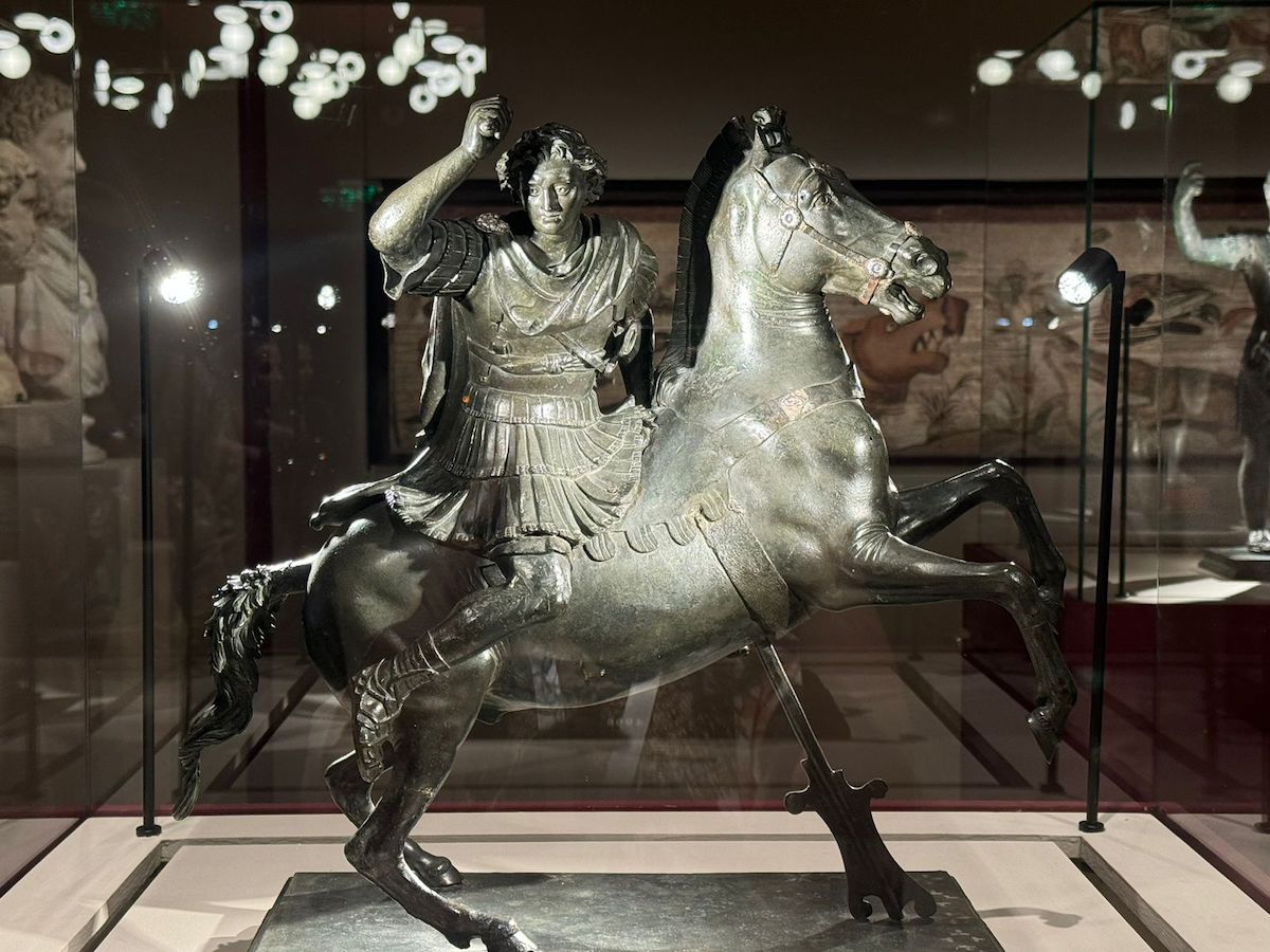 The “Masterpieces of the National Archaeological Museum of Naples” exhibit is running at Maraya until Dec. 14. (AN photo)